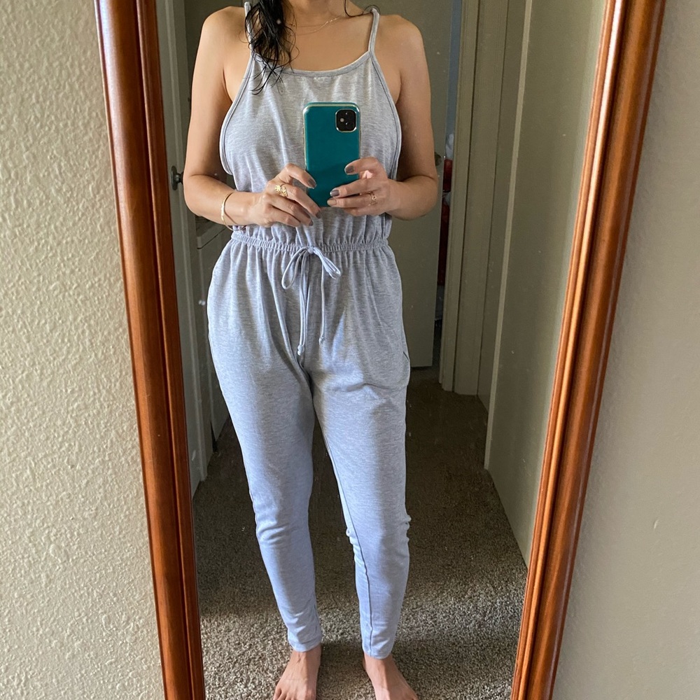 Grey jumpsuit